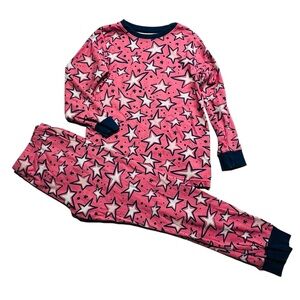 Kirkland Signature Pink Star Pattern Pajama Set